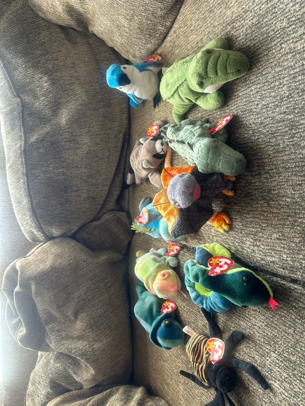 Vintage Ty Beanie Babies Reptiles & Exotic Animals w/ Tags